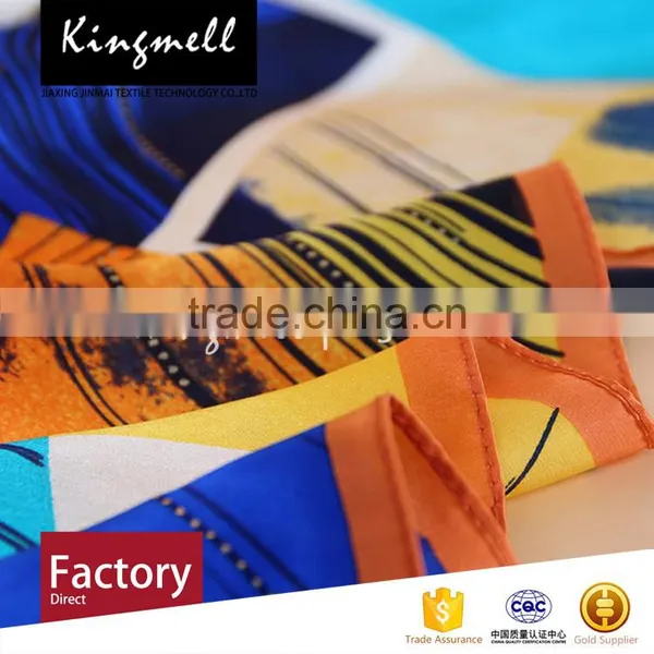 Custom High Quality 100% Silk Lady Scarf Summer Scarf photo-3