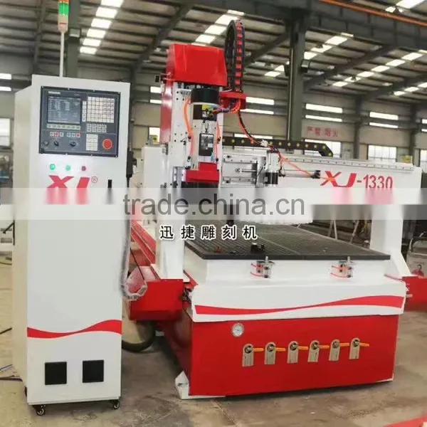 Disc Type Automatic Tool Changer Machining Center Italy HSD 9.0KW Air-cooled Spindle CNC Router photo-3