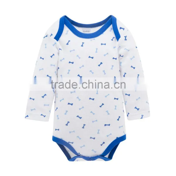 Wholesale 2017 New Style Newborn Baby Clothes 3pcs Soft Cotton Baby Rompers For Summer+Winter photo-2