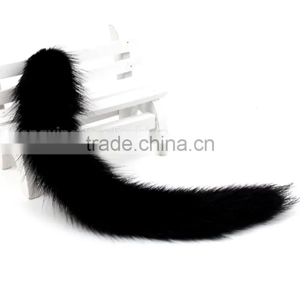 CX-R-35C Genuine Mink Fur Tail KeyChain photo-2