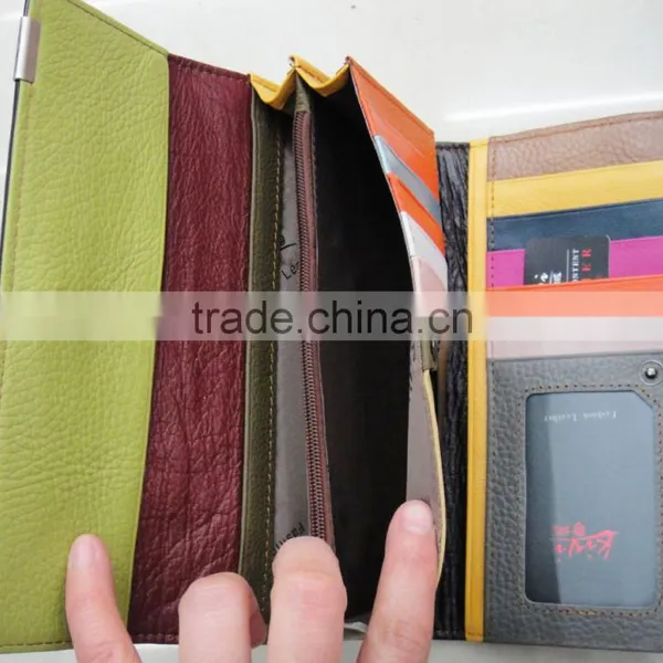 Fashion New Hot Croco Cowhide Genuine Leather Women Wallet photo-5