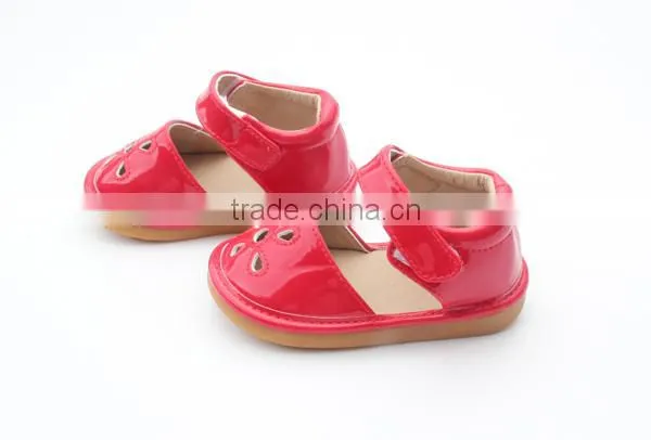 2017 Spring and Summer Children Shoes Silver Glitter Squeaky Shoes photo-3