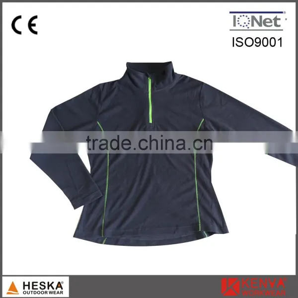 Outdoor Sweatshirts Custom 1/4zipper Pink Women Fleece Coat photo-2