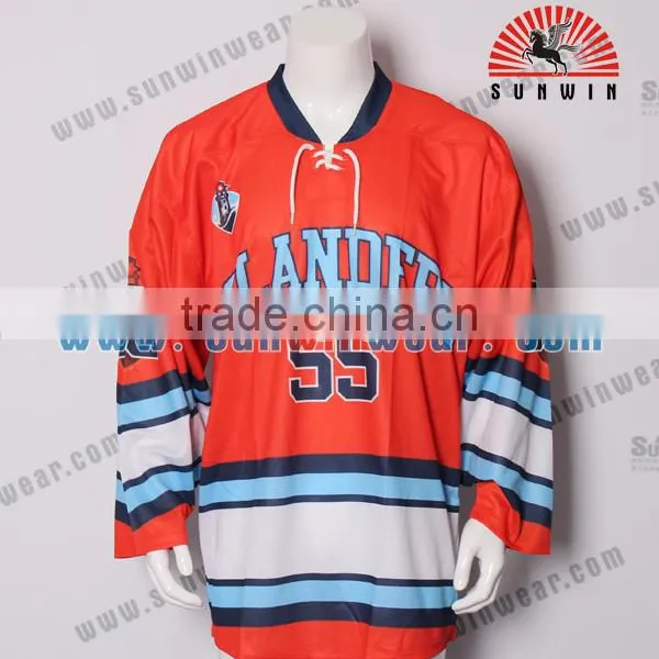 High Quality European Hockey Jersey New Design Hockey Jerseys photo-5