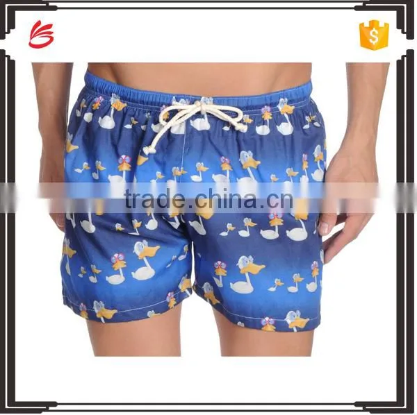 Custom Sublimated Printing Fabric Swimwear Mens Swimwear