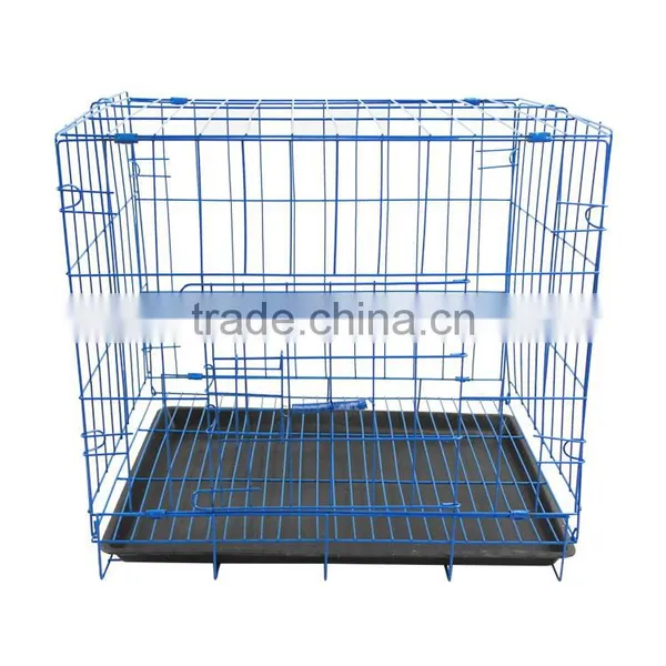 Animal Rabbit Birds Dog Cat Small Steel Cage Colorful Thicken Pet House photo-4