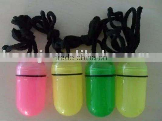Round Waterproof Box With Lanyard/Coin Containter