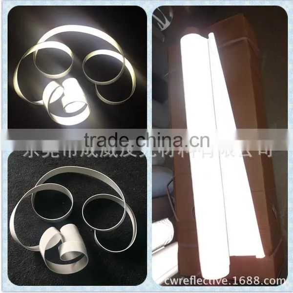 High Vision 100% Polyester Reflective Sportswear Fabric for Making Cycling Clothes Suit photo-5