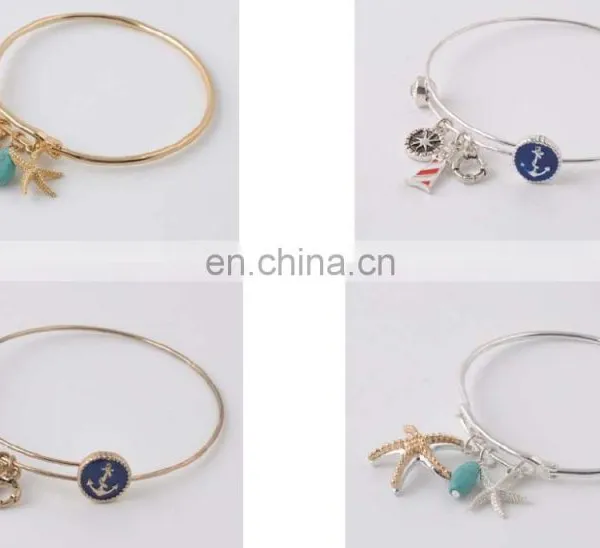 Handmade Ocean Collection Style Marine Organism Bangles photo-2