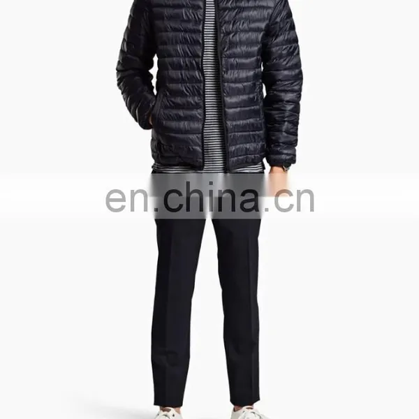 Foldable Artificial Light Down Jacket for Men photo-2