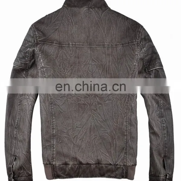 2015 Hot Sale Special pu Leather Jacket Men With Reasonable Price photo-3