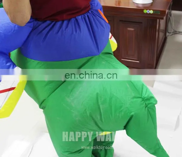 HI 2017 Inflatable Dinosaur Costume Different Colour Inflatable T-rex Costume for Adults photo-5