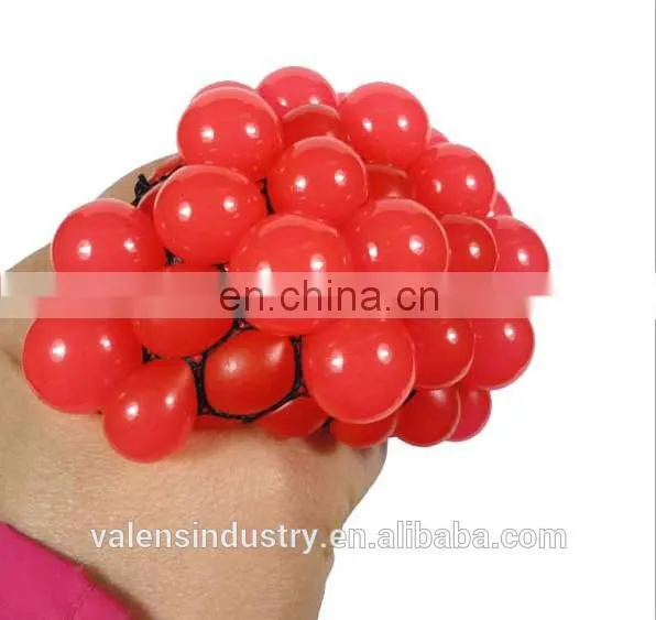 Hot 2017 Wholesale Stress Relase Squeeze Mesh Grape Ball Toys Squishy Mesh Ball Factory Supplier photo-3