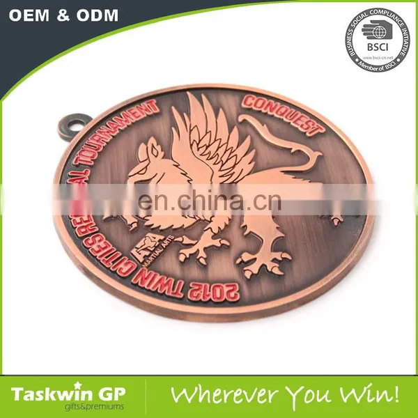 Best Sales Cheap Custom Embossed Metal Medals photo-5