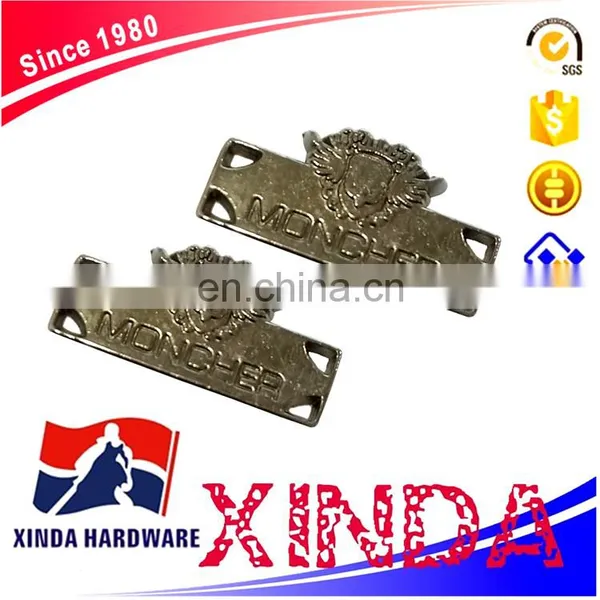Hot Sale Zinc Alloy Handbag Logo Metal Plate photo-3