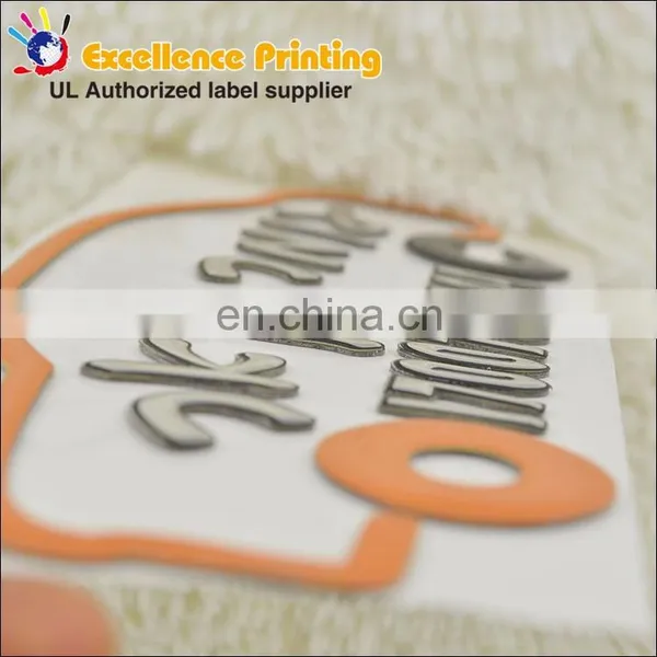 High Quality Costom 3d Raised Stickers photo-3