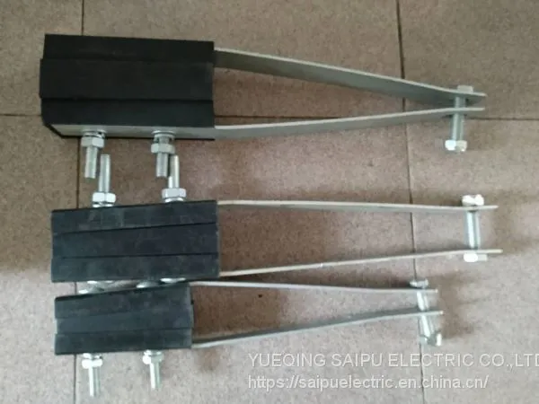 4 Wires Wire and Cable Plastic Wedge Type Anchor Strain Clamp Tension Clamp 70-120 photo-2