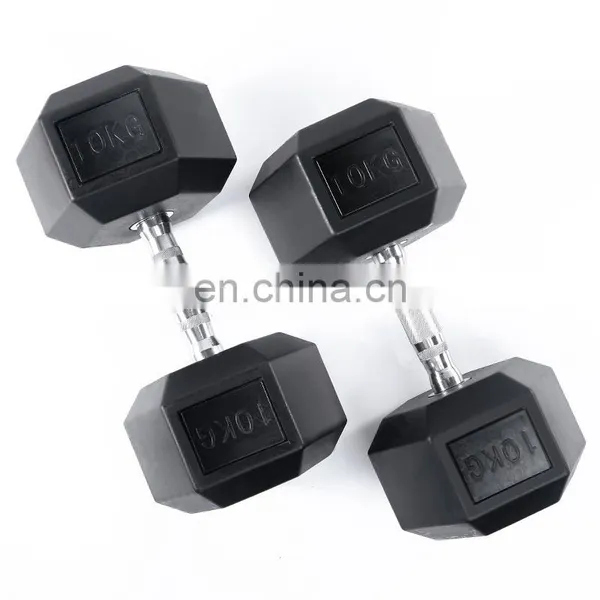 Free Weights Fitness Dumbbells Fitness Customize Dumbbells Gym Hex Rubber Dumbbell photo-7