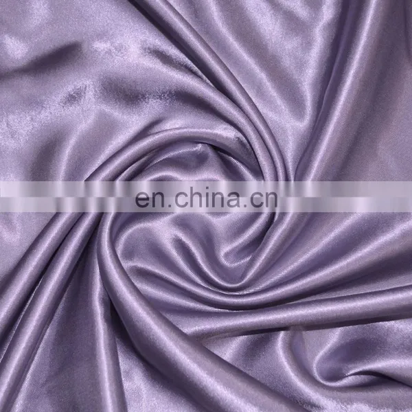 Chinese High Quality Various Colors Stock Shiny Satin Fabric for Dresses photo-3