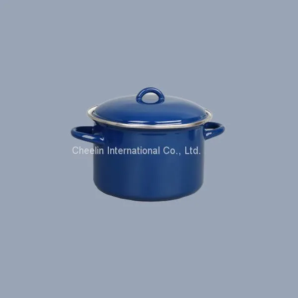 Enamel Carbon Steel Casserole With Enamel Knob