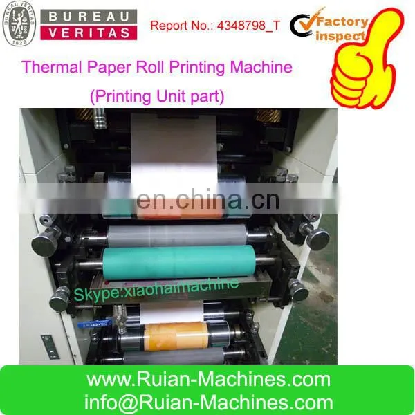 4 Colors Thermal Paper Jumbo Rolls Printing Machine photo-4