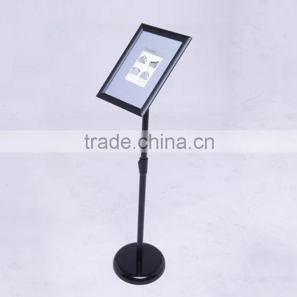 Height Adjustable Sign Stand With A4 Snap Frame