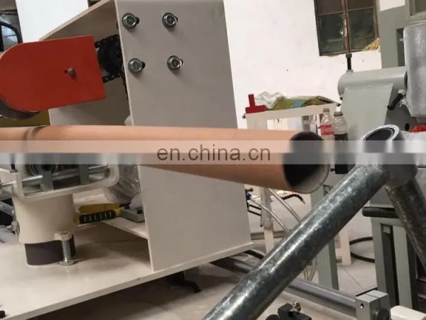 Automatic Spiral Cardboard Paper Core Pipe Tube Making Machine Price photo-2