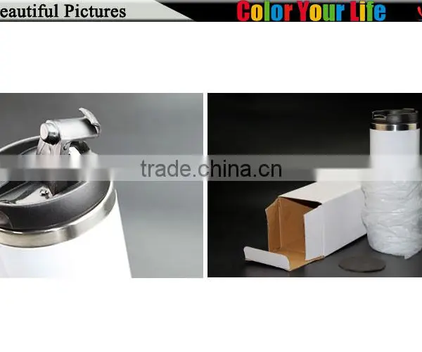 New Arrival Blank White Color Sublimation Printing 14oz Stainless Steel Mug Quality Choice photo-4