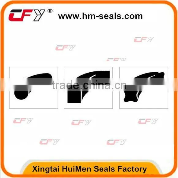 L Type Square Black Nitrile Rubber Floating Seal Ring photo-2