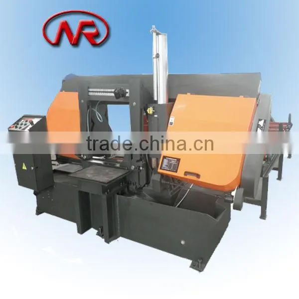 China Double Column Hydraulic Horizontal Cutting Tools Manufacturers Band Saw Machine photo-3