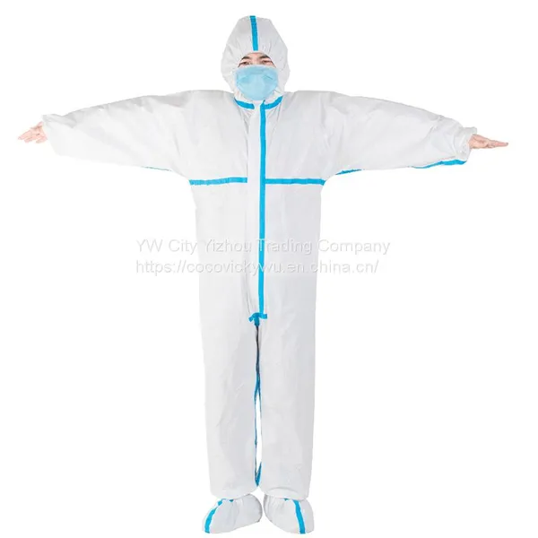 Disposable Medical Use Protective Clothing, Microporous Coverall and Isolation Gown SMS photo-4
