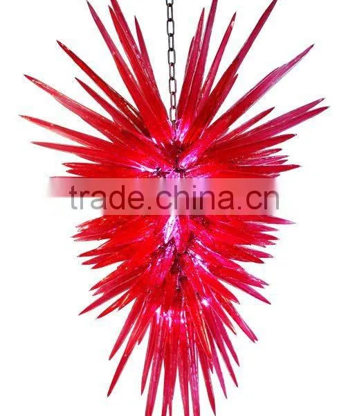 Red Glass Chandelier photo-5