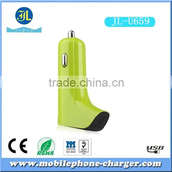 Universal Multi Port USB Charger Quick 5V 3.1A Portable Mobile Phone Dual USB Car Charger photo-2