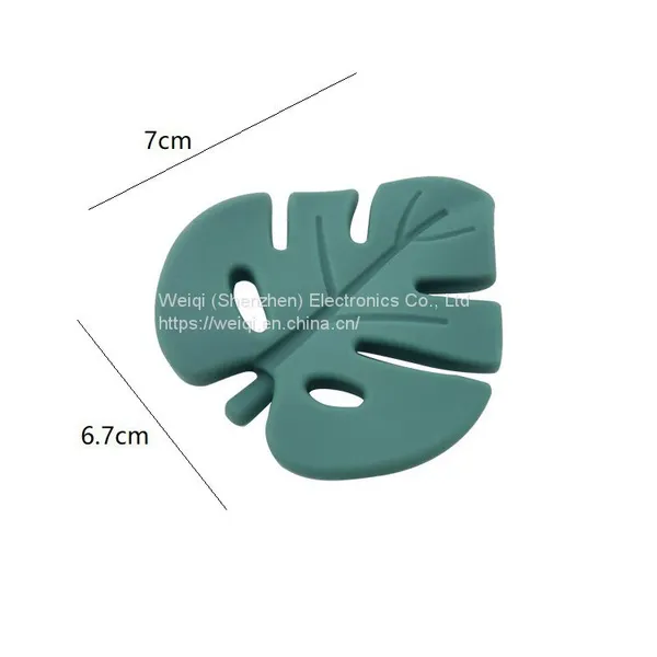 Silicone Maple Teether Bpa Free Baby Teething Teether photo-3