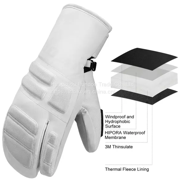 KUTOOK Snoboarding Gloves Ski Mittens Winter Sports photo-3