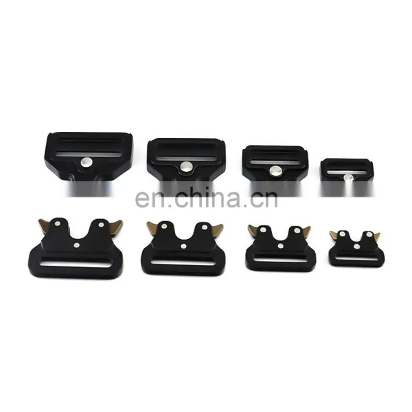 2022 Popular Adjustable Tactical Belt Buckle Metal Side Quick Release Buckle For Belt Dog Collar photo-3