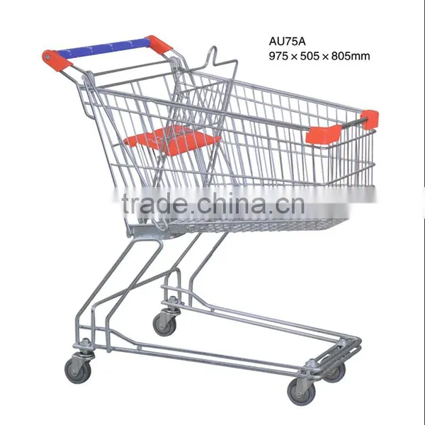 Australia Style Smart Classcial Steel Unfolding 100L Shopping Trolley photo-3