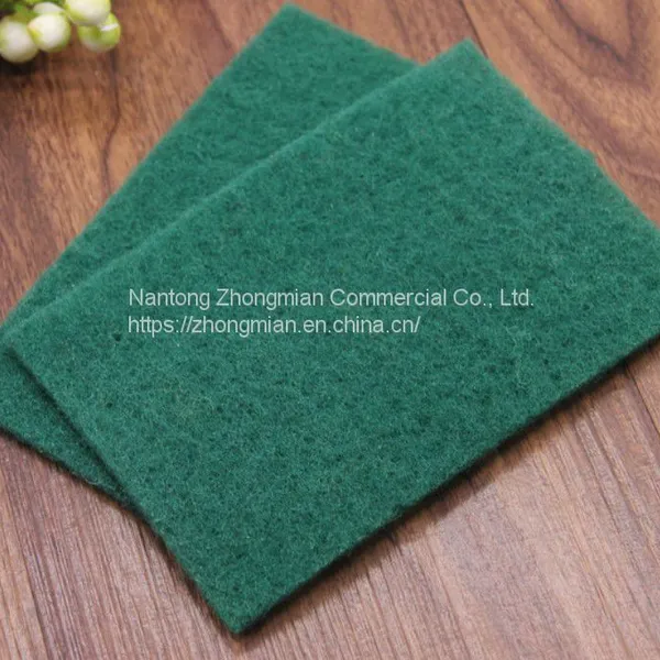 Heavy Duty Green Scouring Sponges Pad for Kitchen Cleaning Esponja Verde photo-4