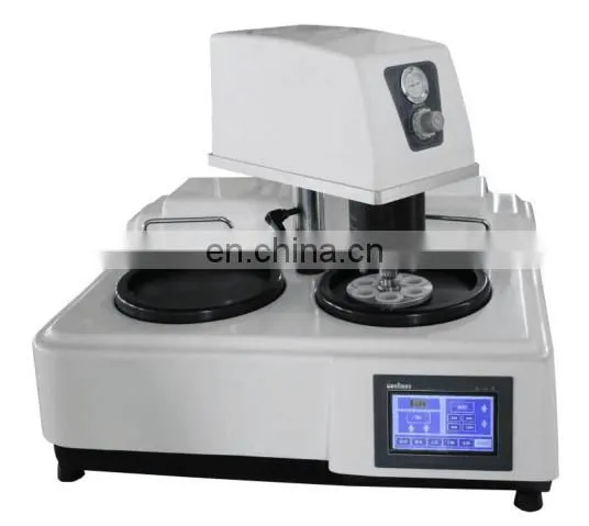 MP-2S Automatic Touch Screen Dual Disc Metallographic Specimen Jewelry Fiberglass Grinding And Polishing Machine photo-2