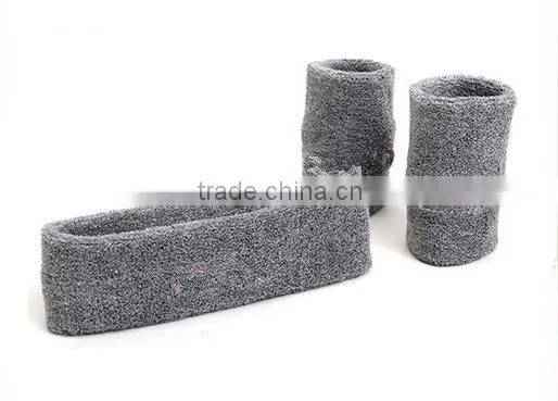 Fitness Cotton Sweat Sport Wristband photo-2