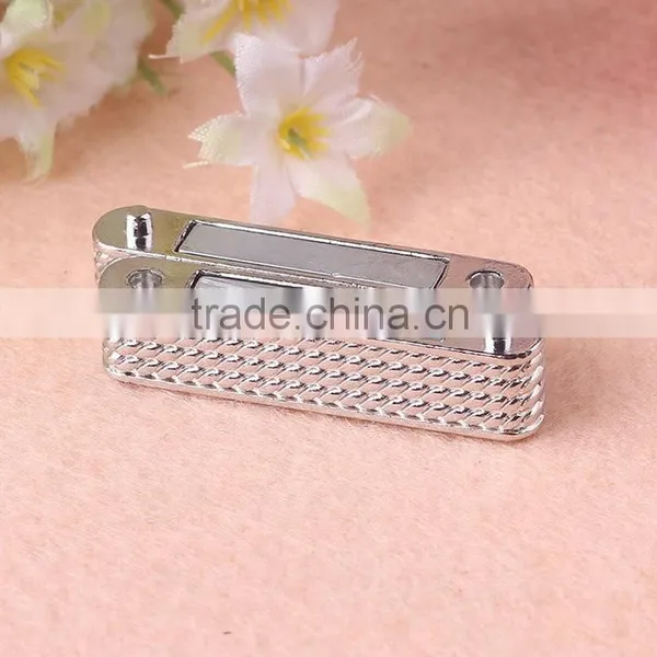 Newest 40*4mm Wide Magetic Clasp for Flat Leather Bracelets or Necklace End Connecting photo-3