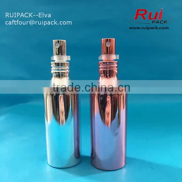100ml Aluminum Perfume Bottle With UV, Cosmetic Aluminum Bottle With Perfume Sprayer, Aluminum Bottle