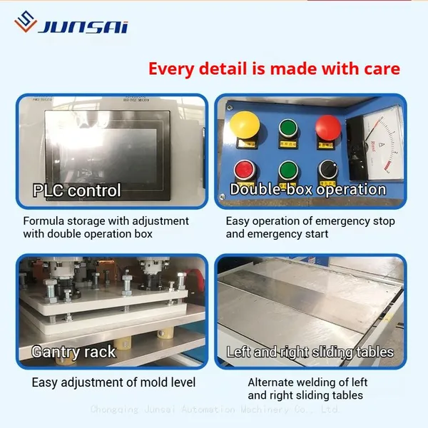 15KW High-frequency Embossing Machine for Motorcycle Seat Cushions photo-2