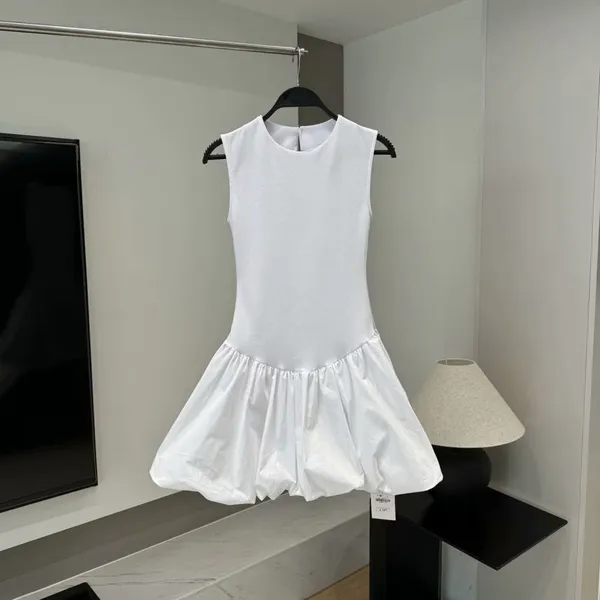 Spring and Summer New Fashionable, Simple and Sweet Style Double-sided Fabric Patchwork Dress photo-2