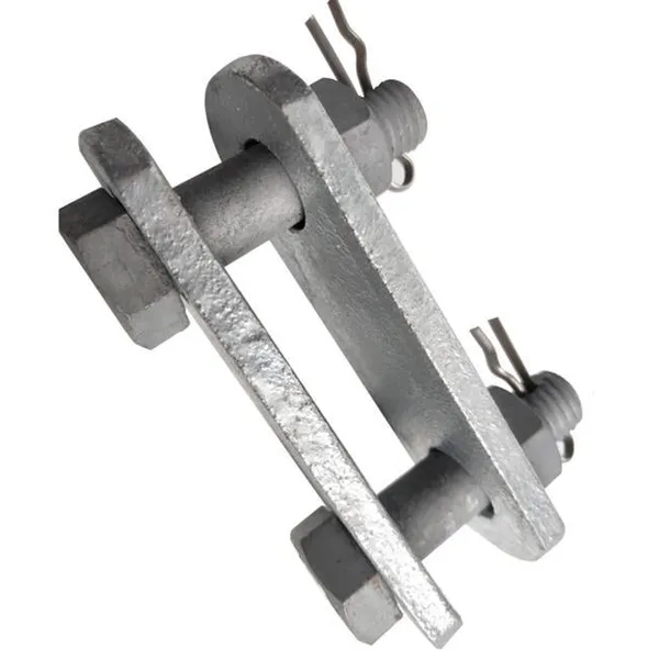 Hot Dip Galvanized Parallel Hanging Plate P-12 P-7 Double Eye Connection Cable Power Fittings photo-4