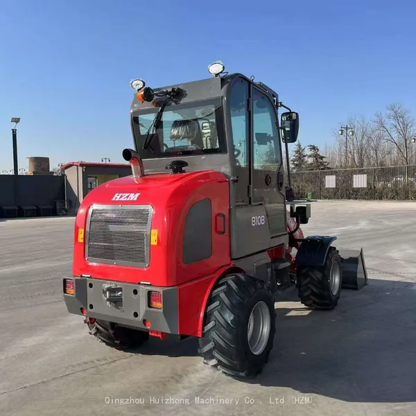 Euro5 Chinese Construction Machinery Mini Wheel Loader HZM811 HZM810B in Europe photo-3