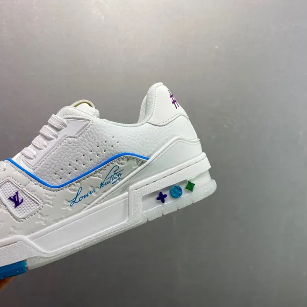 Louis Vuitton LV Sneakers New LV Trainer Sneakers in the Latest Colorways. L's Basketball-style Sneakers photo-5