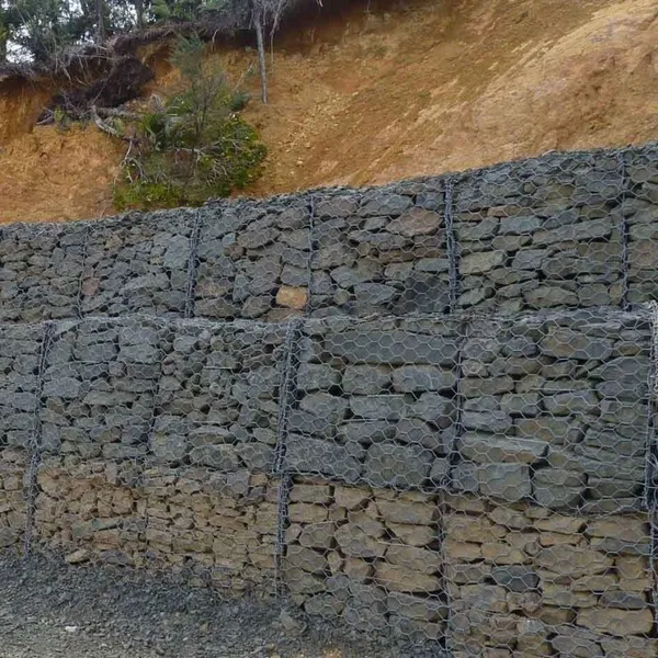 Wholesale Galvanized Hexagon Mesh Gabion Basket PVC Coating Gabion Box for River Bank photo-4