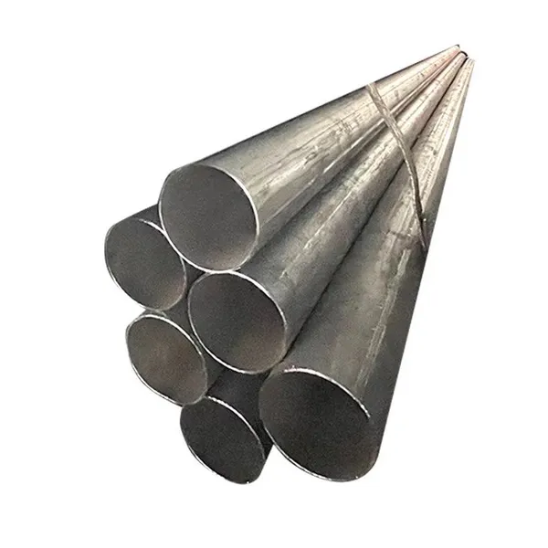 ERW Welded Steel Pipe A53 Ss400 S355jr Carbon Steel Tube China Manufacturer Black Round photo-5