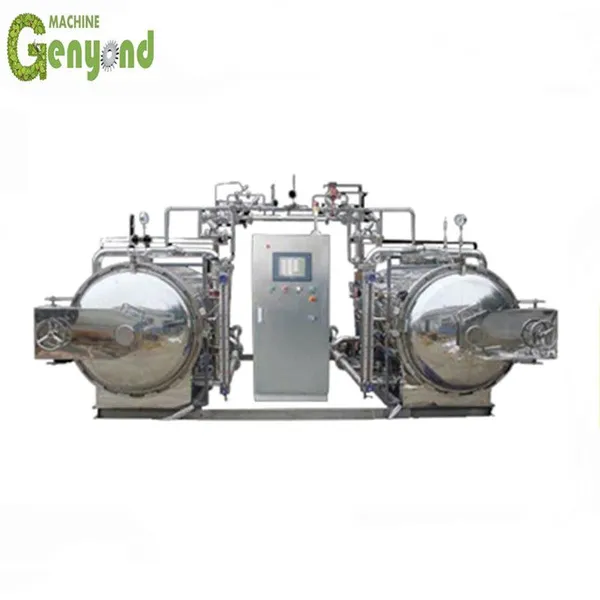 Automatic PLC Control Hot Water Spray Retort Pouch Machine photo-4